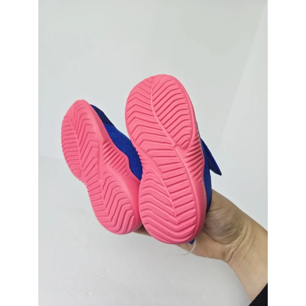 Adidas Kid's Ready‎ Steady Girl Walking Shoe blue Pink 6K US Toddler NWOT